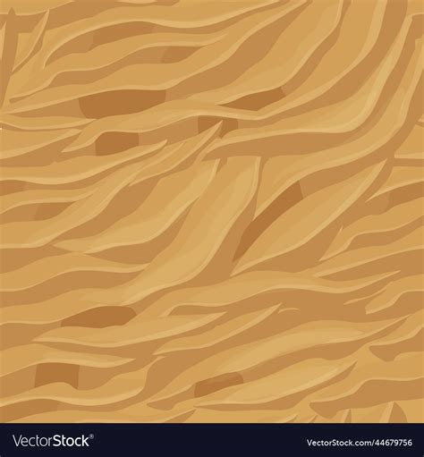 Sand texture seamless background in cartoon style Vector Image