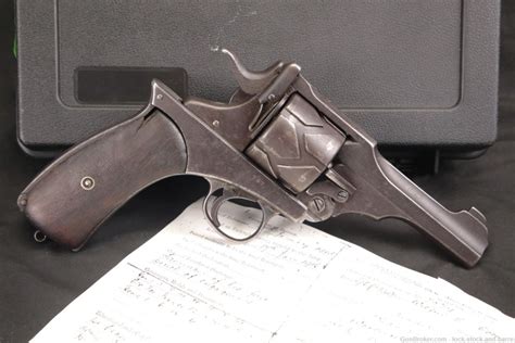 Webley Fosbery .455 Caliber Single-Action Blowback Automatic Revolver C&R | Lock, Stock & Barrel