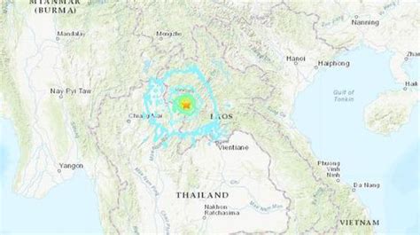 Earthquake of magnitude 6.1 strikes northern Thailand, Laos - The Hindu