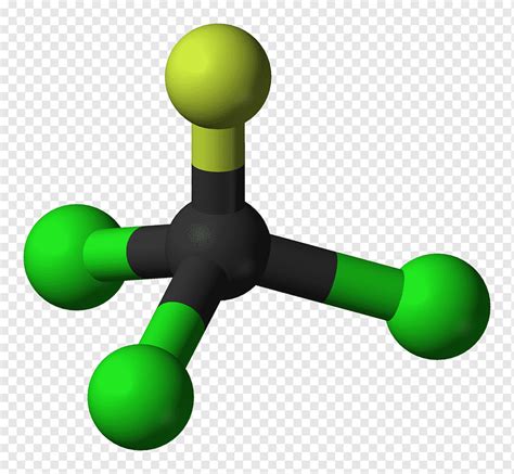 Molécula de clorofluorocarbono triclorofluorometano freón bupropión ...