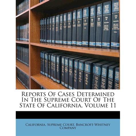 Reports of Cases Determined in the Supreme Court of the State of ...