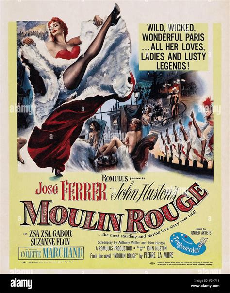 Moulin Rouge (1952) 02 - Movie Poster Stock Photo - Alamy