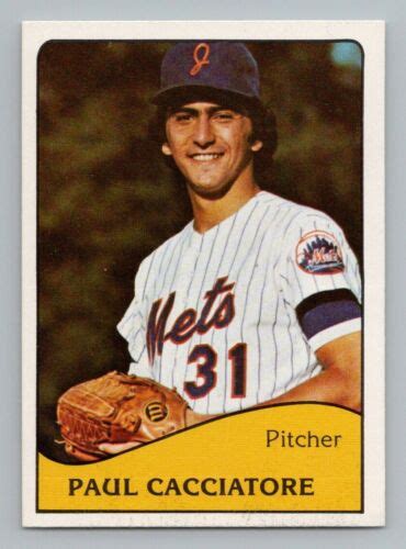 Paul Cacciatore 1979 TCMA #10 Jackson Mets Minor League Baseball Card | eBay