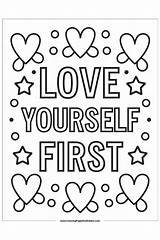 Printable Self Confidence Quote Coloring Pages For Kids  Free sketch template