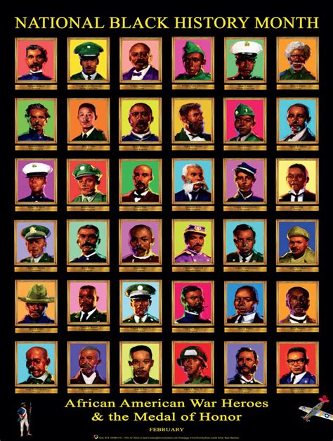 National Black History Month War Heroes Posters – DiversityStore.Com®