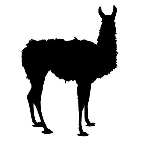 Alpaca Silhouette Clip Art at GetDrawings | Free download