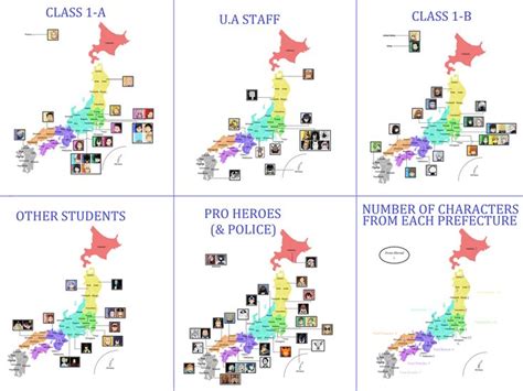 MHA Map Of Japan