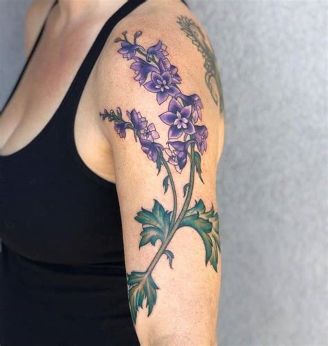 Purple Flower Tattoo Ideas for a Vibrant Touch