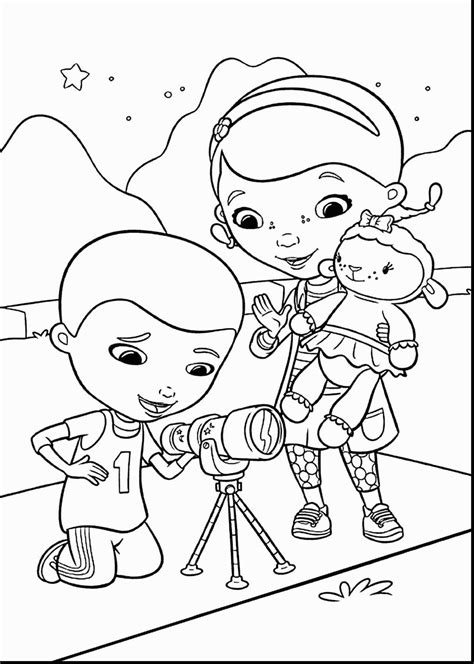 Doc Mcstuffins Christmas Coloring Pages at GetColorings.com | Free printable colorings pages to ...