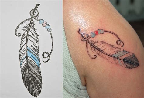 Ink: Feather tattoo