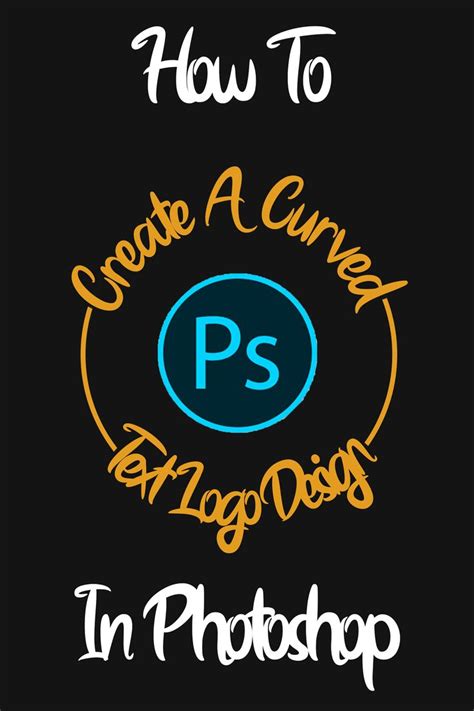 Create Curved text designs in Photoshop - Tutorial | Text logo design, Photoshop tutorial, Photoshop