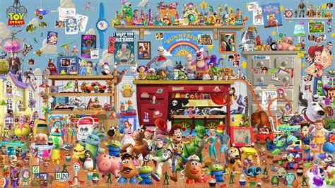 The Entire Toy Story Cast Wallpaper by Drums107 on DeviantArt