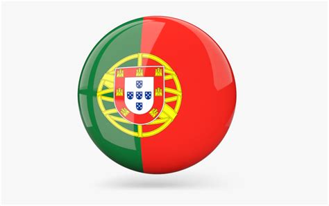 Clip Art Glossy Round Icon Illustration - Portugal Flag Icon Png ...