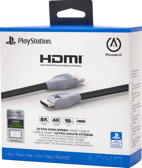 Customer Reviews: PowerA Ultra High Speed HDMI 2.1 Cable for PS5 White ...