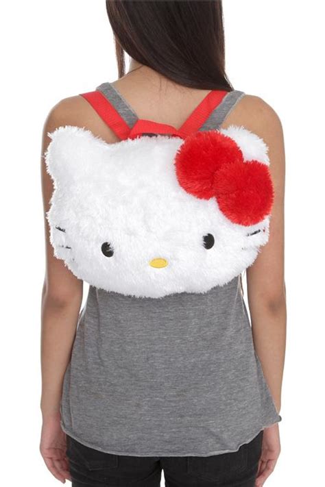 Plush Hello Kitty Backpack - GeekAlerts