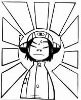 M/gorillaz Noodle Coloring Pages sketch template