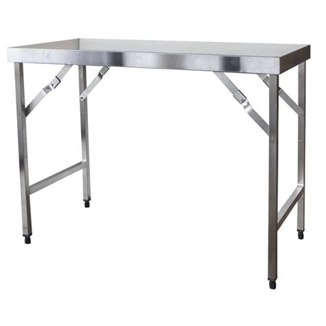 Stainless Steel Portable Folding Work Table - Walmart.com - Walmart.com