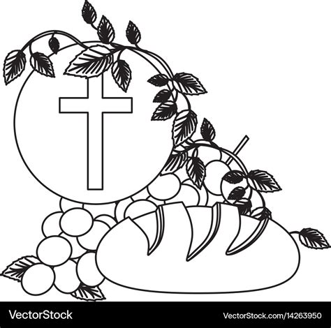 Communion Clip Art Black And White