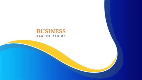 business banner design with blue wave background | Banner design ...