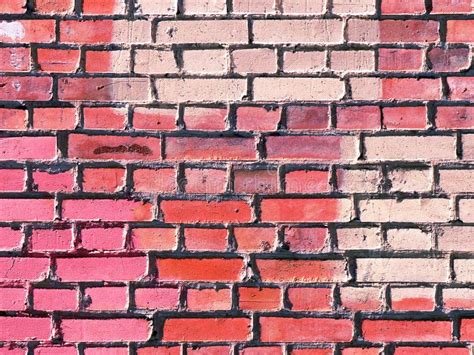 Pink Brick Wall Texture Background. Stock Image - Image of cement, surface: 109239977