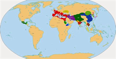 Map Of The World In 0 Ad