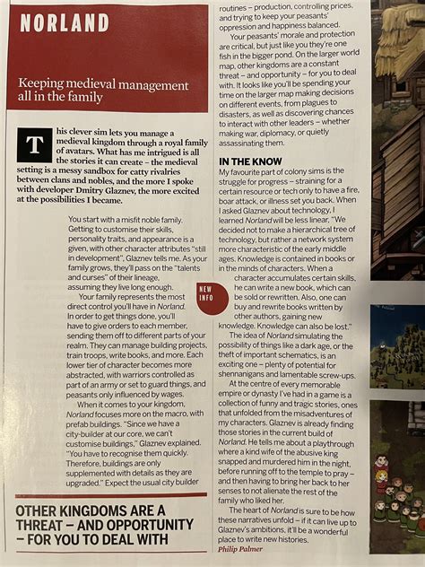 Norland Game on Twitter: "Just a little preview in PC Gamer UK. https://t.co/lyagWbaIli" / Twitter