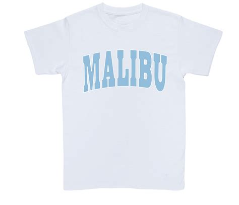 Malibu T-Shirt Malibu Shirt Summer T-Shirt Vintage | Etsy