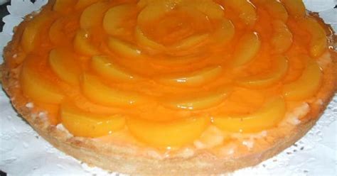 Tarta de durazno con crema pastelera - 56 recetas caseras- Cookpad