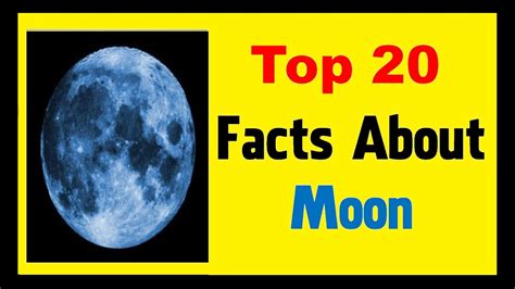 Moon - Facts - YouTube