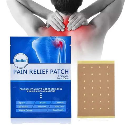 8 Pcs/Bag Spondylosis Pain Plaster Scapula Spondylitis Cervical ...