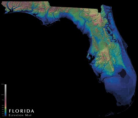 Highest Elevation In Florida Map