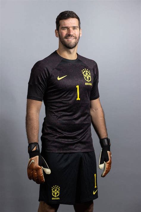 Download Alisson Becker Black Brazil Jersey Wallpaper | Wallpapers.com