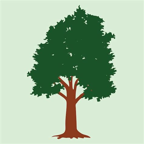 Premium Vector | Vector tree illustration background