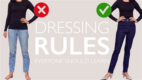 Dressing Rules EVERYONE Should Learn Once And For ALL - YouTube