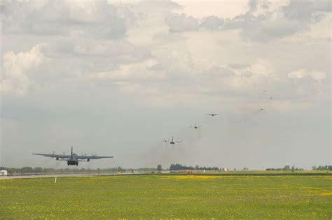 U.S. Air Force C-130 Hercules aircraft take off during - NARA & DVIDS ...