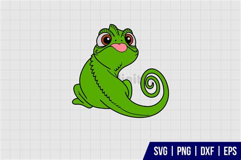 Rapunzel Pascal Tangled SVG - Gravectory