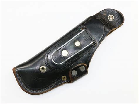 Walther P5 Pistol Leather Holster w/Clip Loop Used