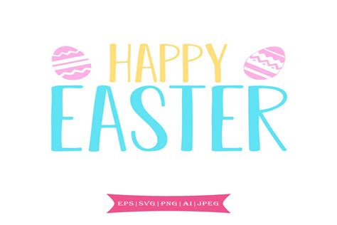 Happy Easter Svg (Graphic) by summersSVG · Creative Fabrica