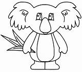 Standing Koala coloring Page  Download Print Or Color Online For Free sketch template