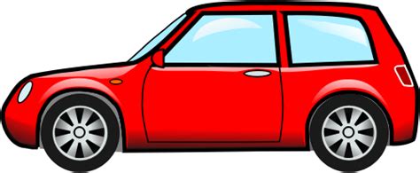 Clipart - car-red