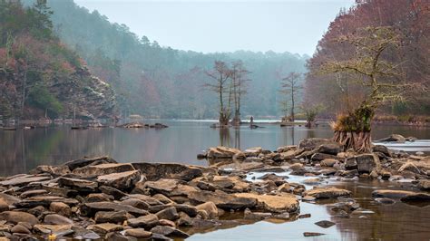 Oklahoma landscapes | landscape, Oklahoma, Beavers Bend State Park, USA ... | Lake landscape ...