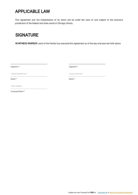 Employee Compensation Agreement Template - Google Docs, Word, Apple ...