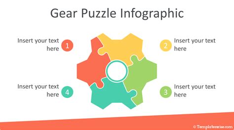 Puzzle Infographics PowerPoint Template - Templateswise.com