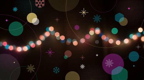 Christmas Lights Zoom Background | Free Zoom Background Template - Piktochart