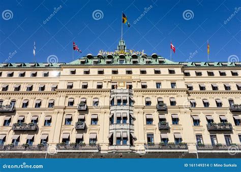 The Building of Grand Hotel in Stockholm Which Provides Luxury Rooms Editorial Stock Image ...