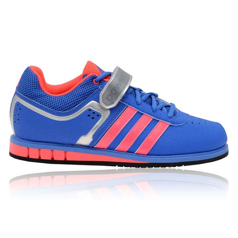 Adidas Powerlift 2.0 Womens Pink Blue Breathable Training Weightlifting ...