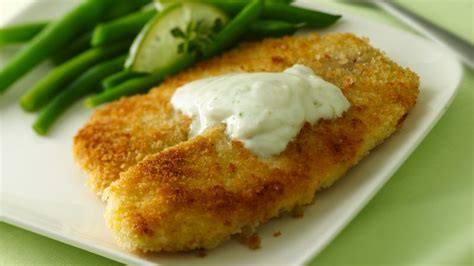 Crispy Fish Fillets with Zesty Lime Sauce recipe from Betty Crocker