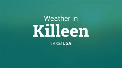 Weather for Killeen, Texas, USA