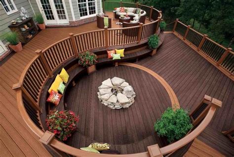 10 Stylish Deck Ideas With Fire Pit 2024