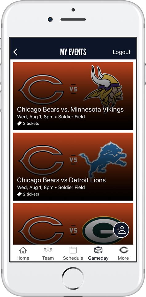 Mobile Ticket Guide | Chicago Bears Official Website